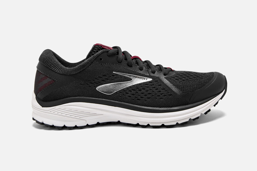 Zapatillas Running Brooks Aduro 6 Hombre Negras/Blancas Baratas YDKL31684
